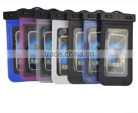 Wholesale Eco-Friendly pvc waterproof mobile bag for iphone 6