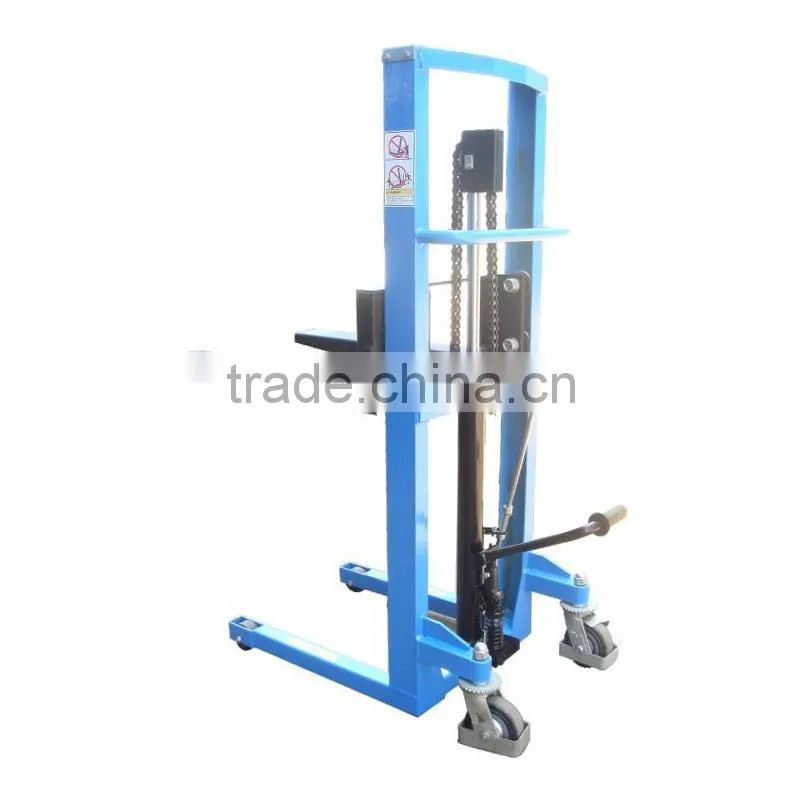 Hydraulic Foot Pedal Type Fork Lifting Stacker