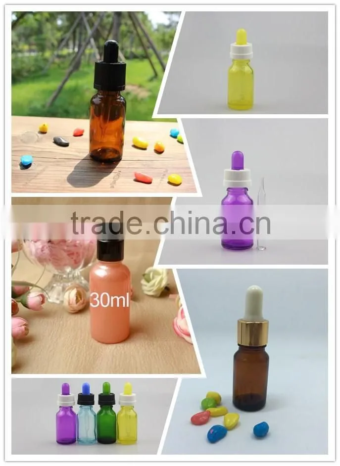 15ml 30ml solid matte frosted rectangle black glass dropper bottles wholesale for e liquid e juice vape juice GR193R