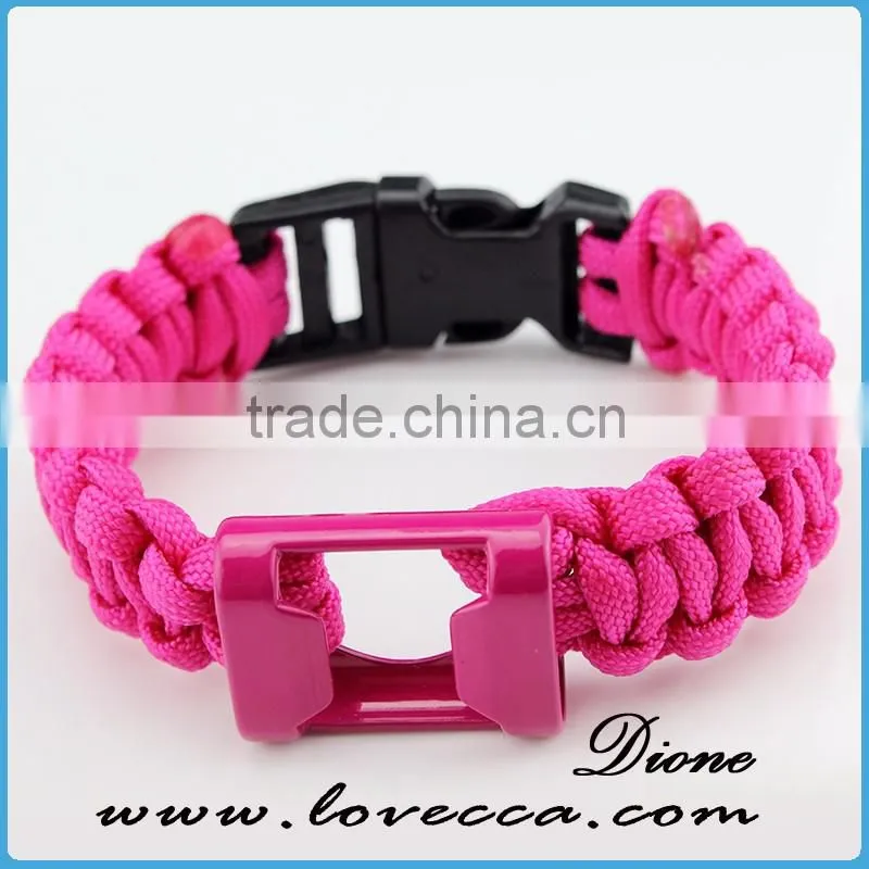 Men Bottle Opener Survival Paracord Bracelet Outdoor Emergency Bracelet