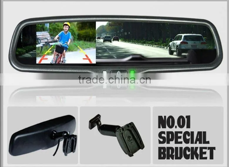 parking sensor display car backup car rear camera rearview mirror monitor