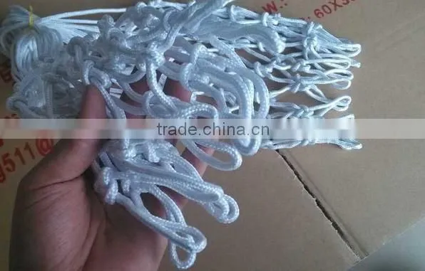 High Quality PP White Basketball Nets Sport Equipments
