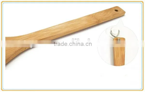 Bamboo Kitchen Utensil, Square Bamboo Spatula, Bamboo Cooking Tool