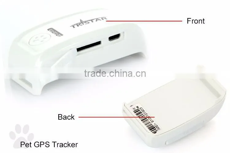 Mini DIY pet dog collars gps tracker GSM/GPRS position locator