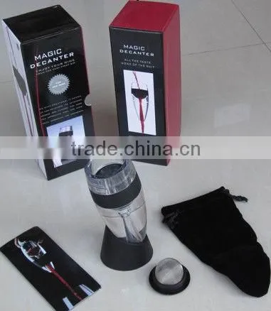 Deluxe fountain wine aerator decantor color box