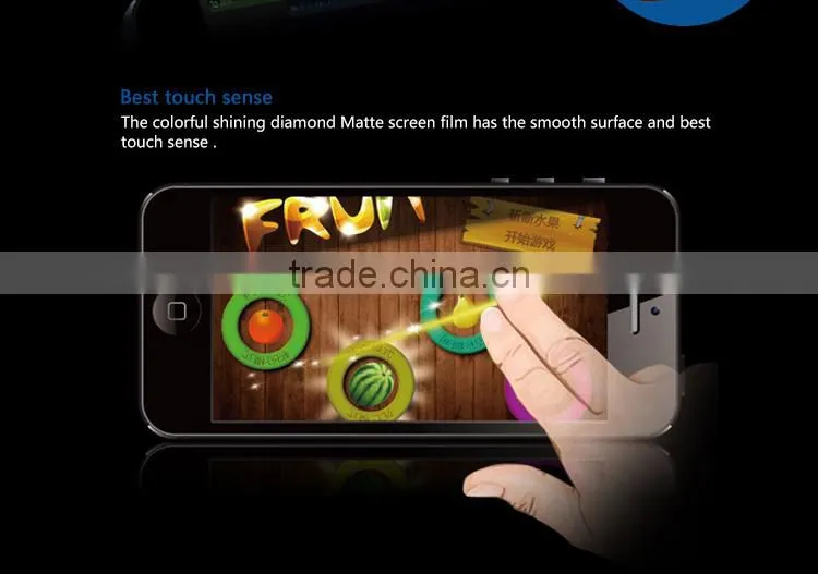 Diamond screen protector shield film for IPad air