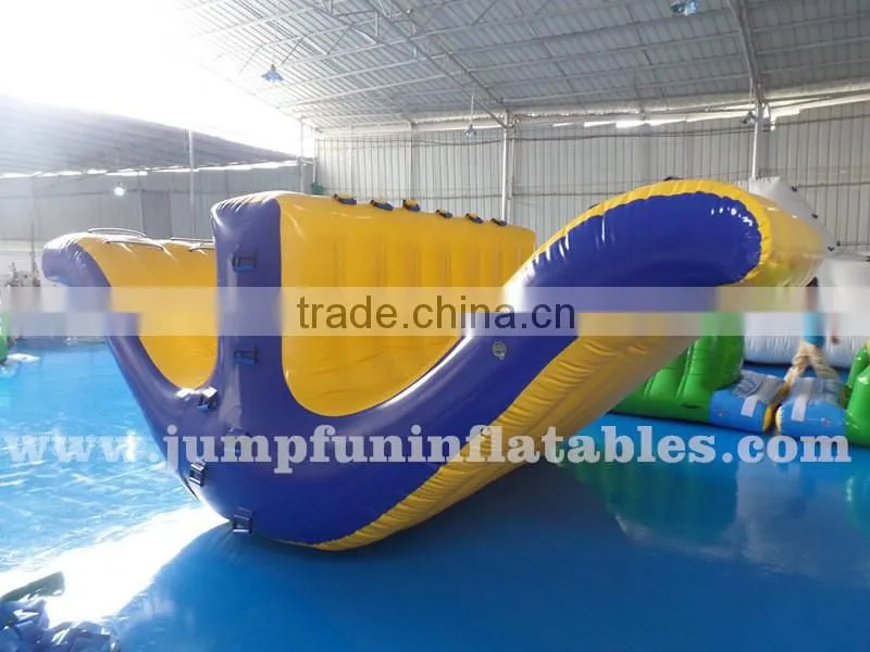 Swiming pool games inflatable aqua obstacle course for chidlren/adults floating obstacle course 2016 sale