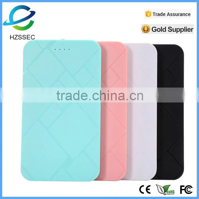 2016 hot sale factory price wholesale mobile usb power bank 6000 mah for smartphone
