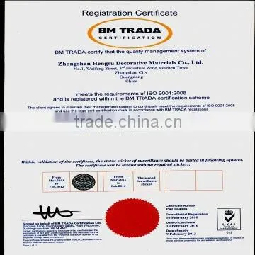Hot stamped wood color decorative wall panel FREE sample available