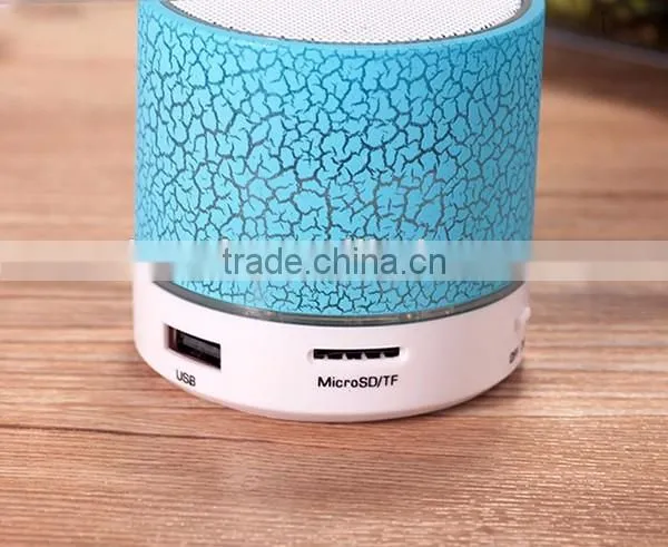Hot selling wireless cheap mini bluetooth speaker with flashing light