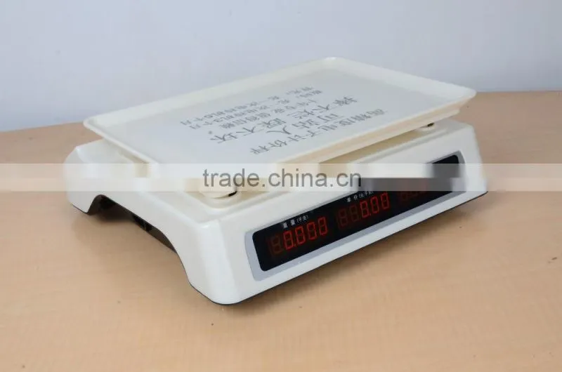 digital Electronic price Computing Food Meat Price scale with stainless button
