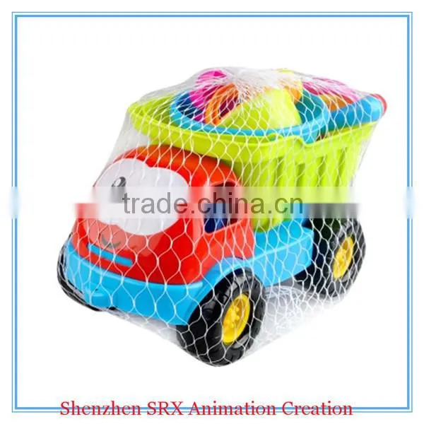 toddler plastic summer toys trolley and beach toys tools set,plastic trolley and beach tool toys,wholesale plastic beach toys