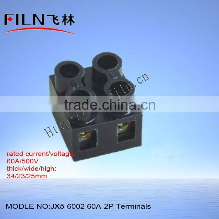 connector terminal block JX5-6002 60A-2P