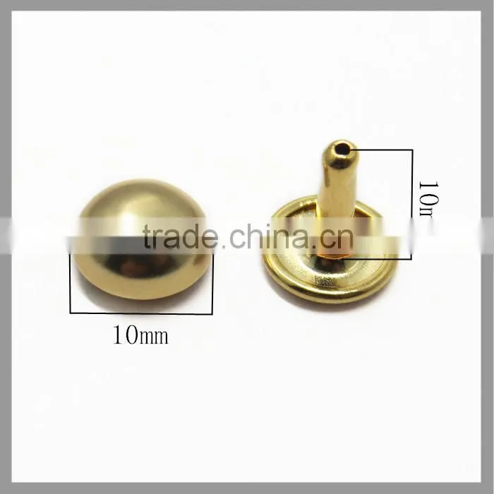 10mm Custom decorative Brass garment Rivet