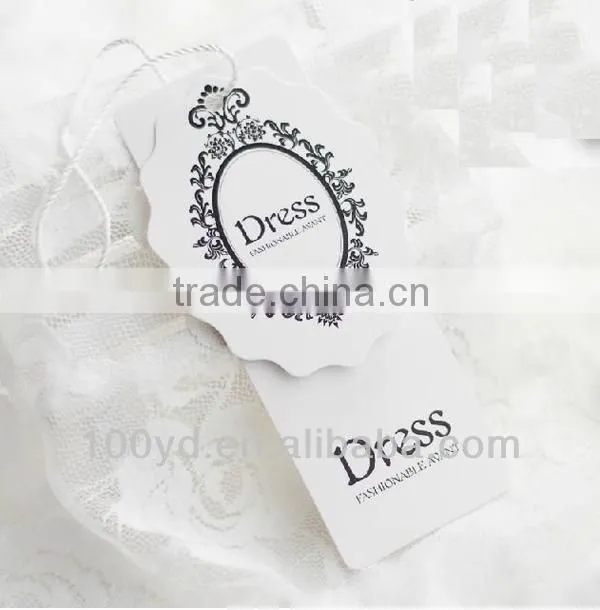 plastic garment hang tags
