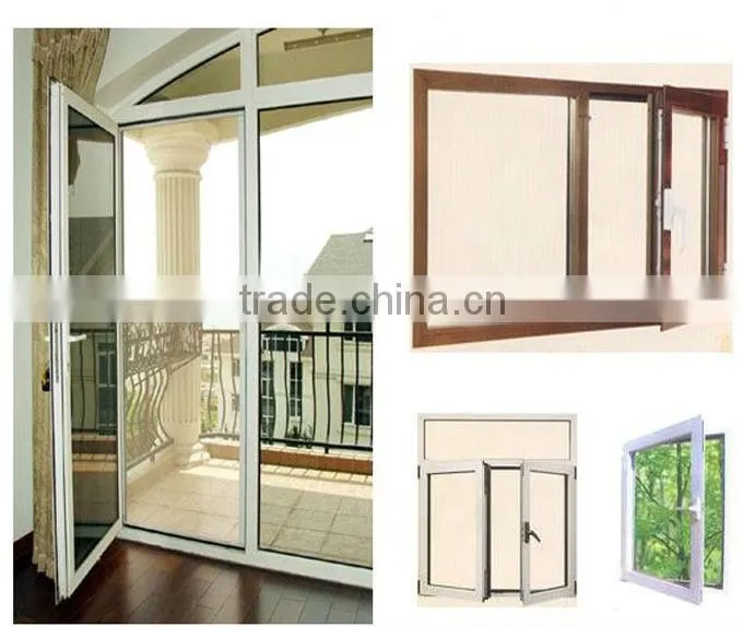 aluminium profiles for curtain walls anodized/ powder coated / wood grain profiles