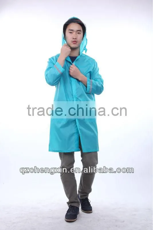 wholesale man waterproof rubber raincoat