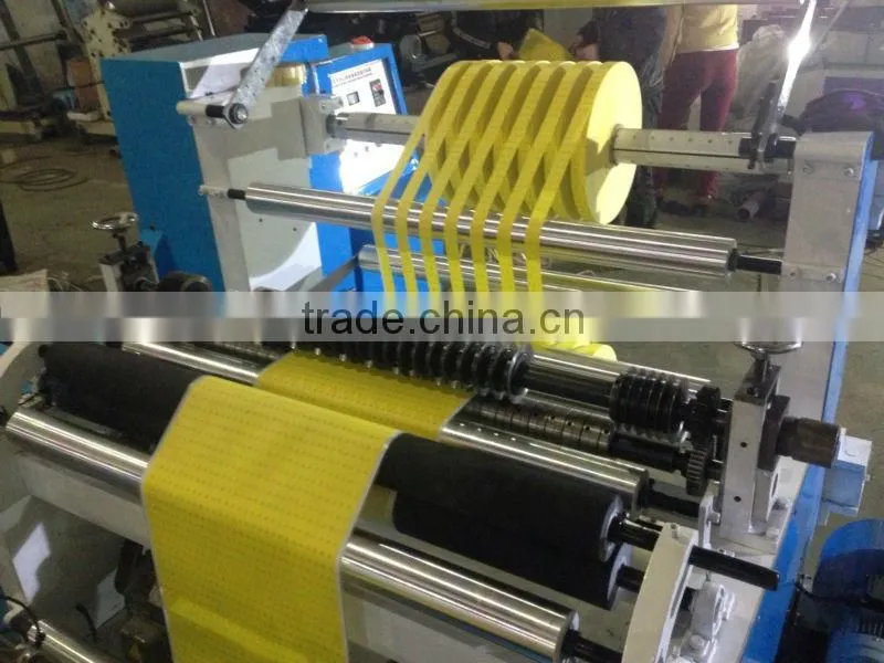 Computerized paper roll slitting rewinding machine (longitudinal cutting)