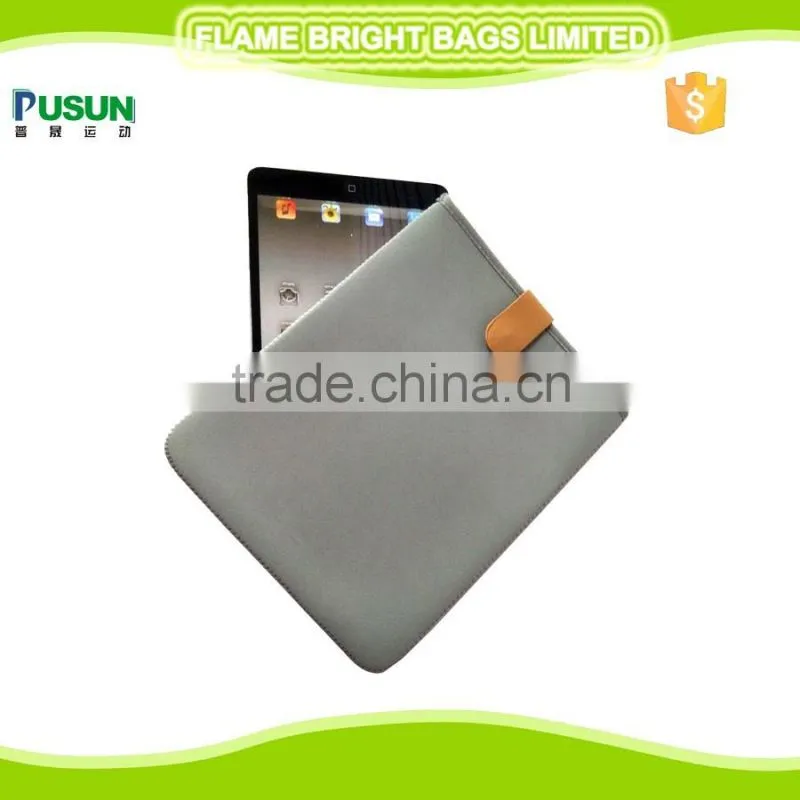 Neoprene promotional 15 inch tablet pc flip cover case for tablet