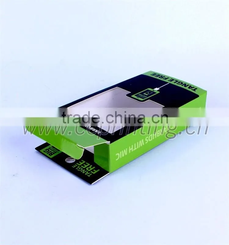 Earplug packaging paper box for electron