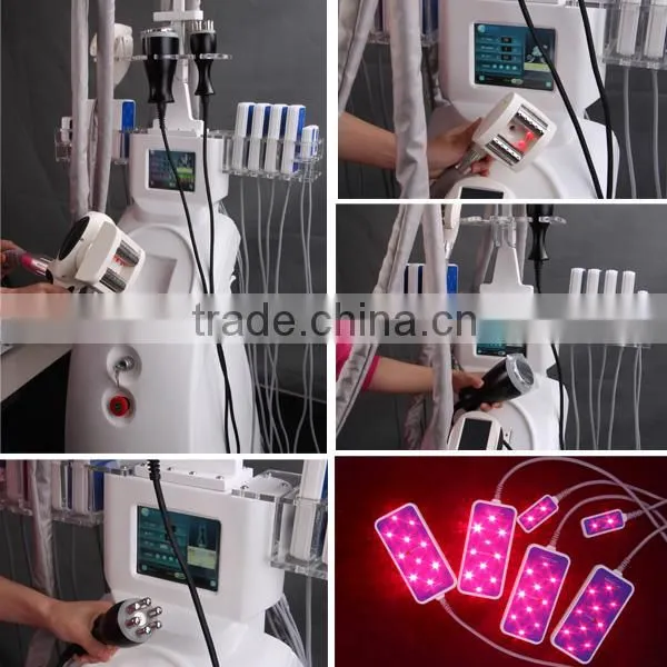 2016 Beauty Supplier Cavitation Vacuum RF Skin Tightening Machine For Body Slimming