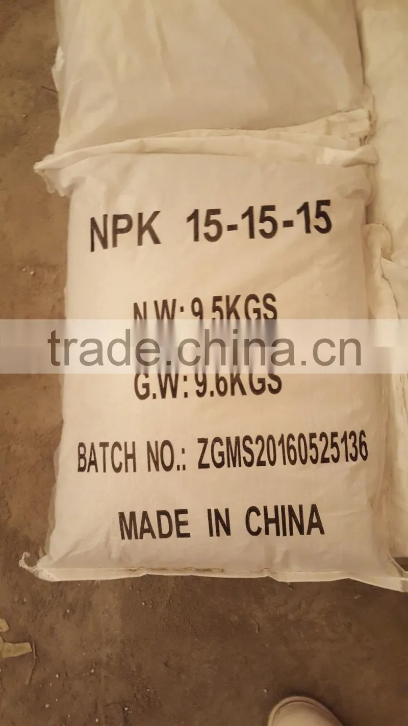 Factory directly sale price fertilizer npk 15-15-15
