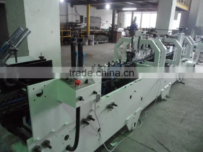 new design automatic folder gluer machine, paper box folding machine