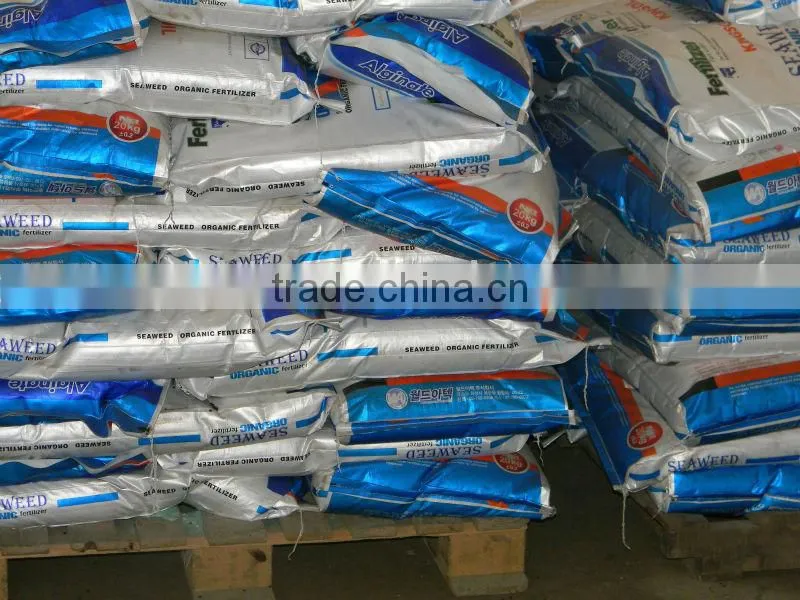 ISO9001 Seaweed organic granule NPK fertilizer with low price