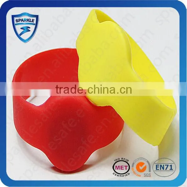 Printing f08 silicone rfid wristband for Event/club access control