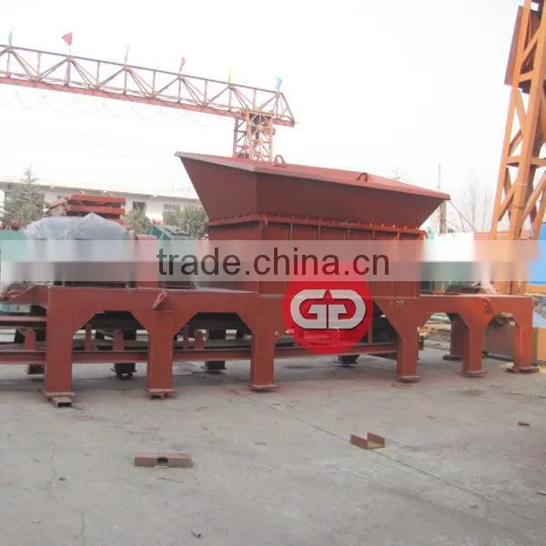 Widely used complete models double shaft home wood shredder