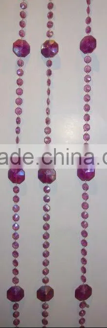 Plastic bead curtain