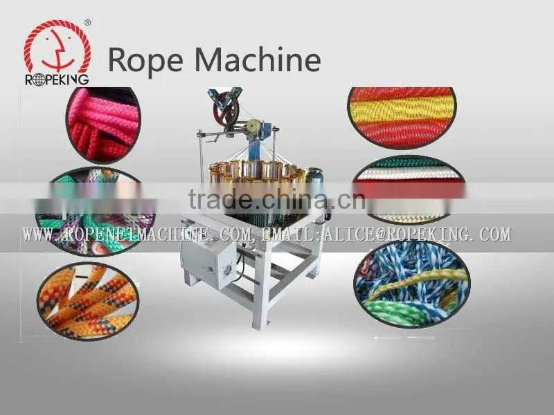high speed rope making machine M:0086 15163879588 email:alice@ropeknet.com