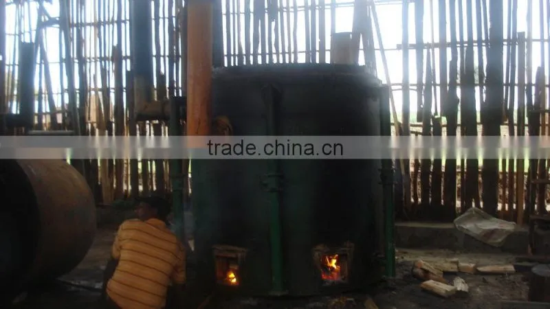High efficiency wood carbonization furnace