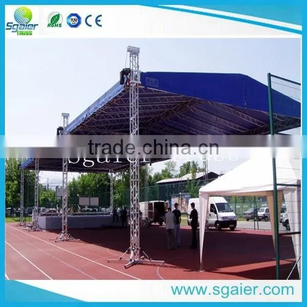 live concert Aluminum Pitched roof truss design