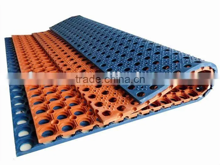 grass protection rubber ring mats/hollow matting 22mm thickness