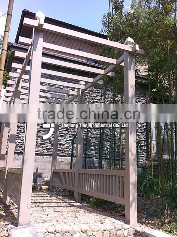 Plastic Vinyl PVC Pergola