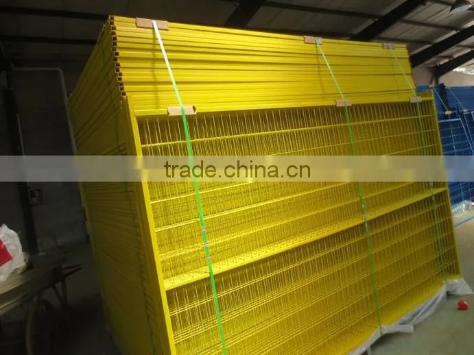 high quality construction steel hoarding temporary fence panel