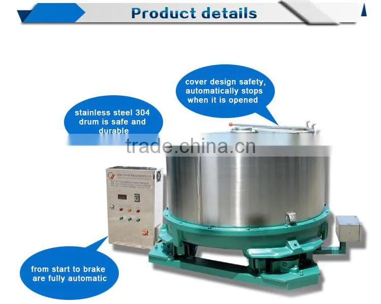 CE certification Clothes dewatering machine/Laundry industrial spin dryer