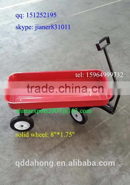Kid's Tool Cart,Kid's Wheelbarrow ,Children Wheel Barrow with 4 Solid Wheel TC1805