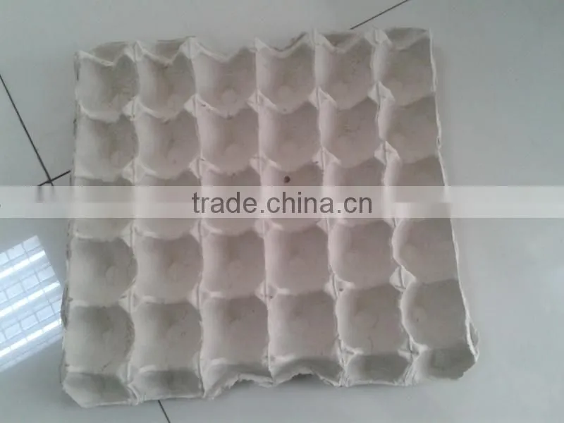 Molded pulp paper egg tray