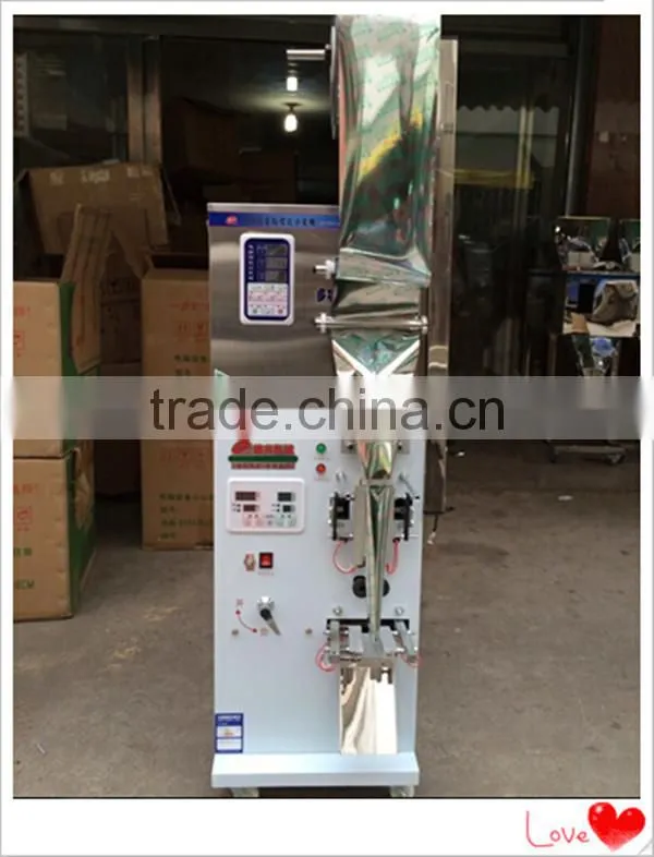 Spiral feeding packer sealing machine ,granular tea powder automatic packing machine