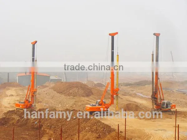 HF-YD7 functional full hydraulic impact hammer pile driver for foundation construction