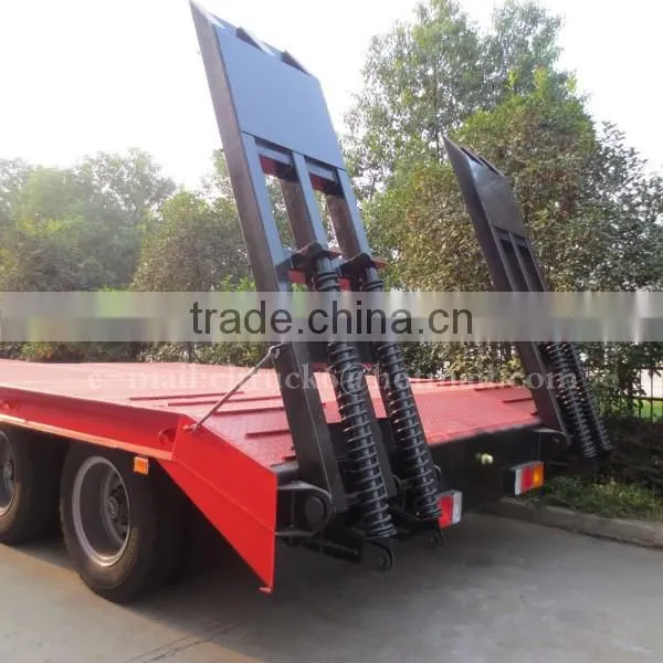 CLW 3 Axles 70 Ton Low Flatbed Transport Semi Trailer 18m