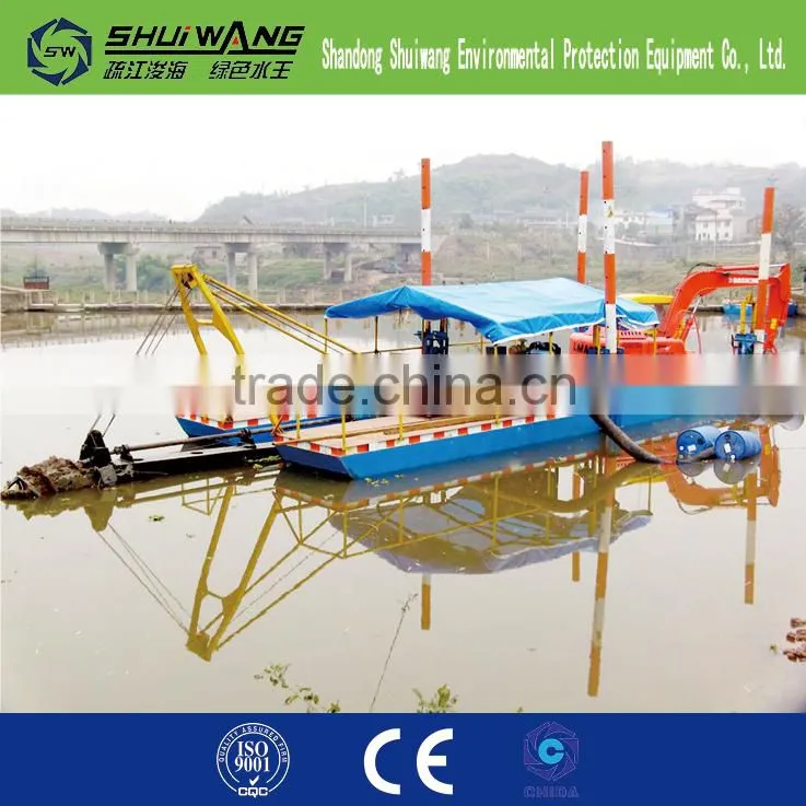 High quality hydraulic cutter head suction pontoon dredger sale