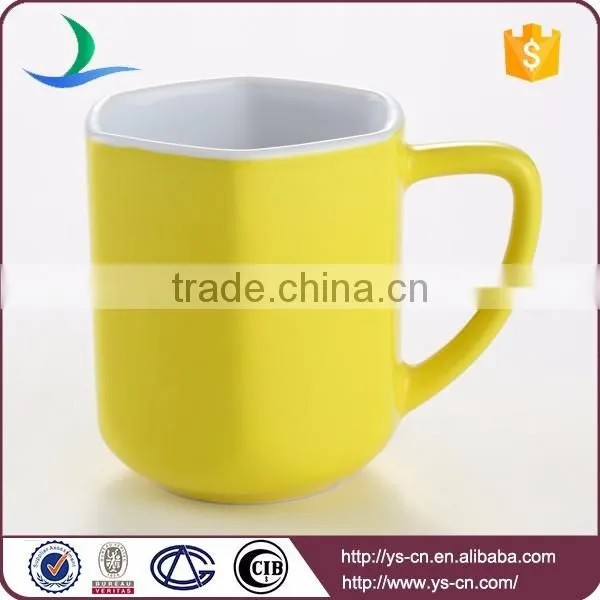 Wholesale different color glazed 12oz Ceramic drinking snack cup factory