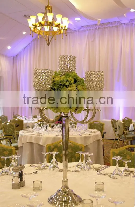 Hot!! Wedding crystal Candelabra on Sale , Decorative wedding Table candelabra centerpiece,