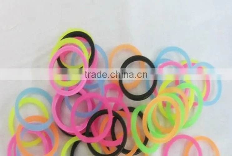 New design fashion personalized silicone diy loom bracelet