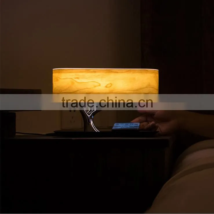 Multimedia Loudspeaker With Atmosphere Lamp. Wireless Charge Bluetooth Speaker Box Night Light for Bedroom
