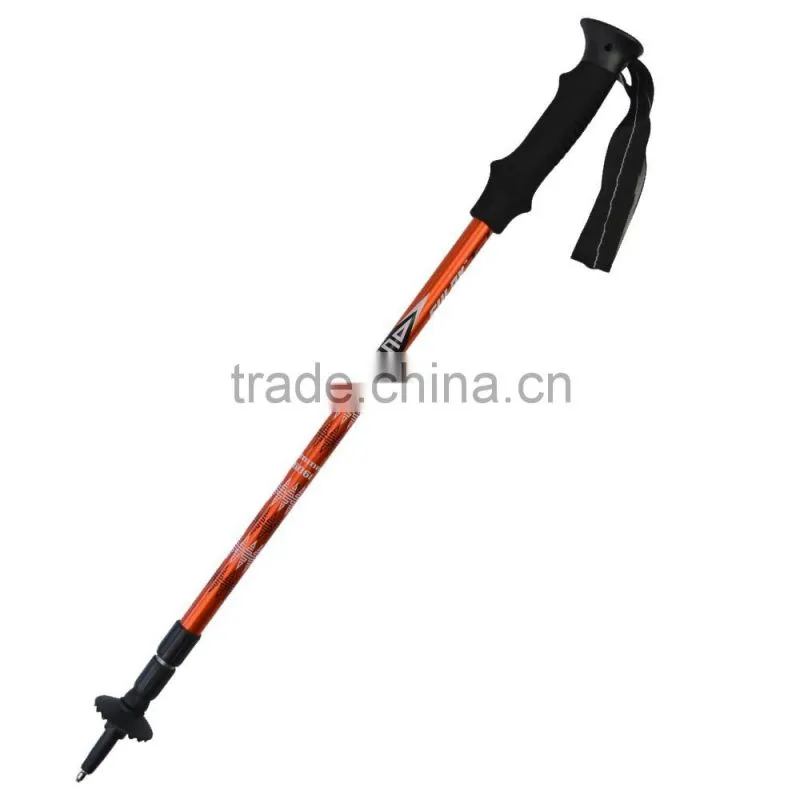 Aluminum trekking pole, PP+EVA handle, internal lock, 3 sections SZ15509