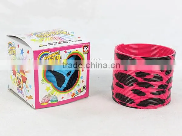 wholesale promotional plastic rainbow spring toys/hot sale magic rainbow circle
